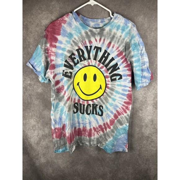 Chinatown Market Everything Sucks Tie Dye T-Shirt Size XL Streetwear - Picture 1 of 4